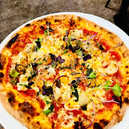 Positano pizza at Mascalzone Altona